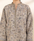 Women's Unstitched Khaddar Beige Embroidered 3 Piece Suit
